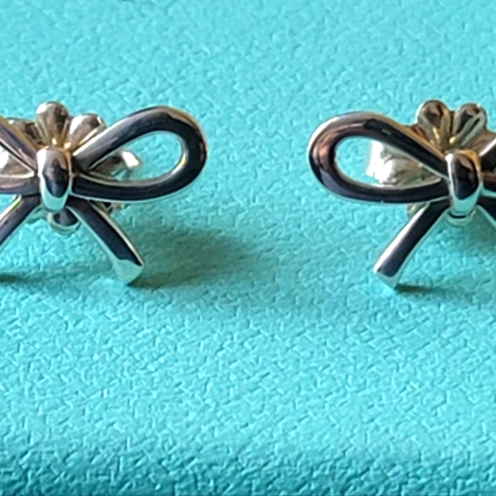 Tiffany & Co. Bow Stud Earrings